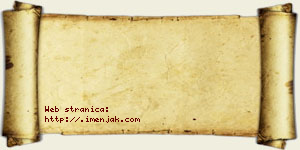 Živan Balzamović vizit kartica